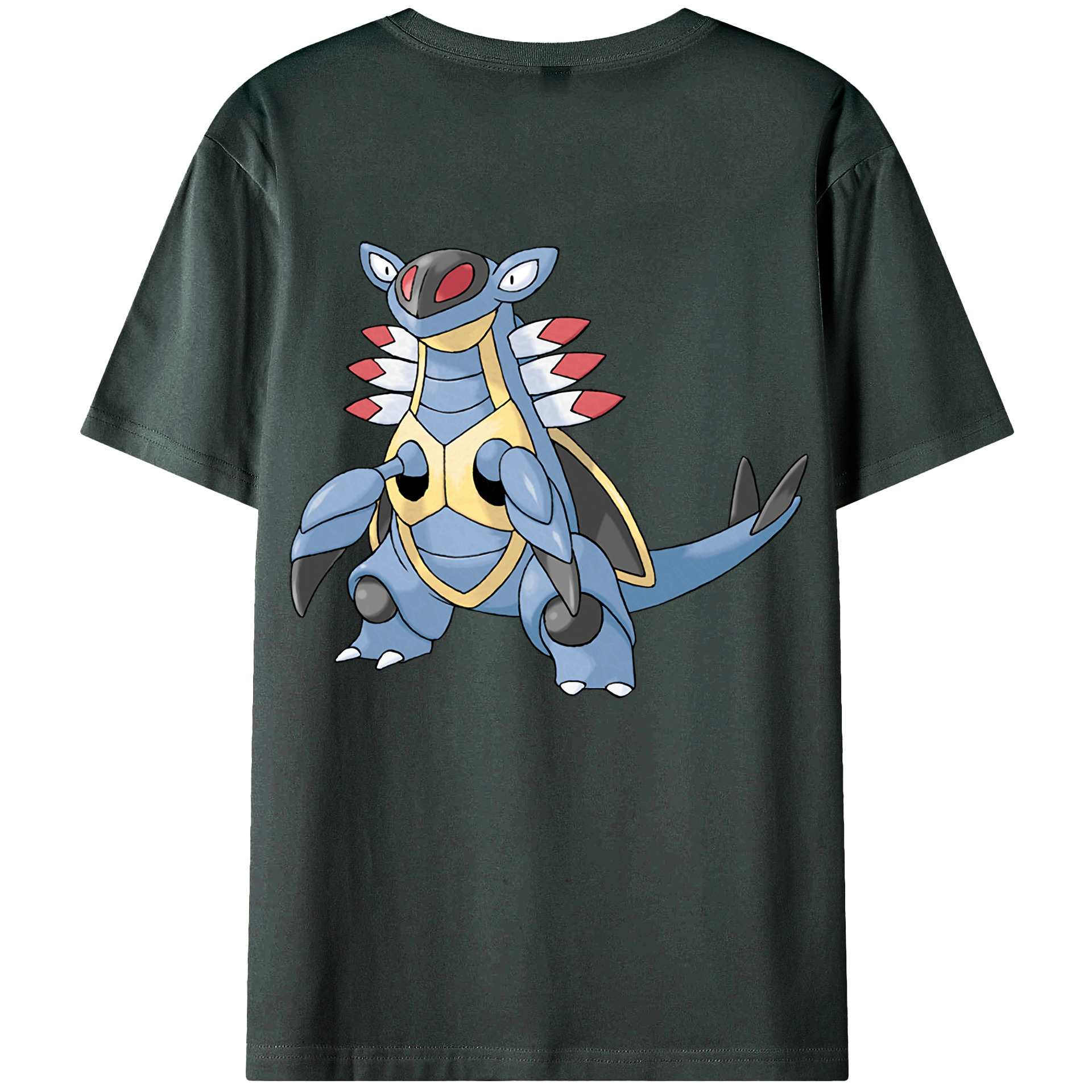 （画像用） ポケットモンスター Pokémon 綿100％ メンズ半袖Tシャツ（バックプリント） 通気性